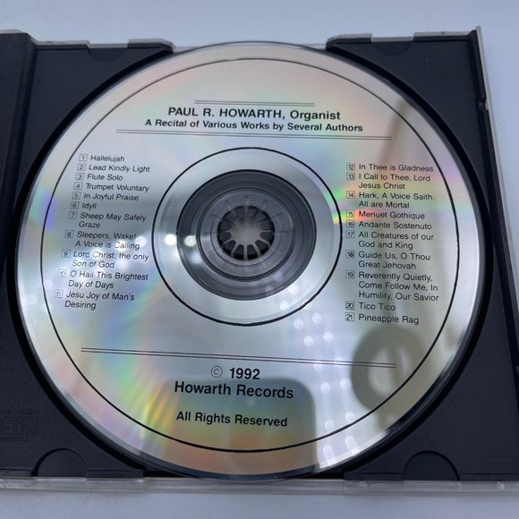 Paul R Howarth Organist, A Music Montage, 1992, Rare CD - Picture 5 of 7